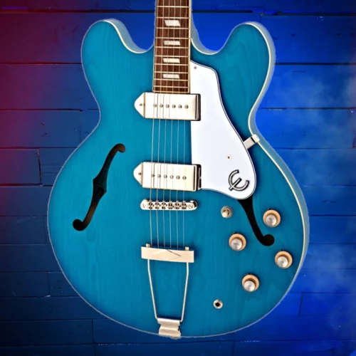 EPIPHONE CASINO, WORN BLUE DENIM