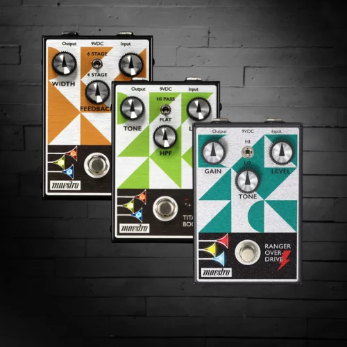 TRIO OF GIBSON MAESTRO PEDALS