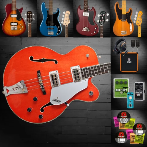 gretsch 6119b broadkaster bass + £3,000 INSTANT WINS