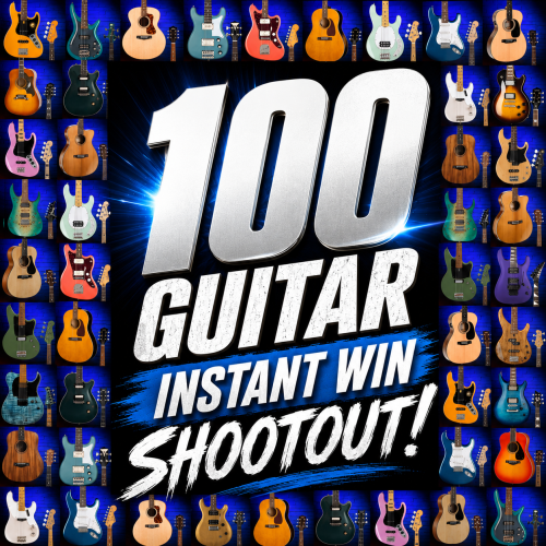 100 GUITAR SHOOTOUT - OUR BIGGEST INSTANT WIN COMP EVER