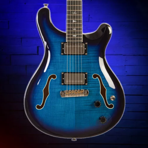 PRS SE HOLLOWBODY II FINISHED IN FADED BLUE BURST