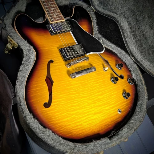 GIBSON ES-335 FIGURED, FINISHED IN VINTAGE SUNURST